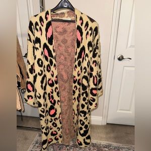 Long sweater leopard